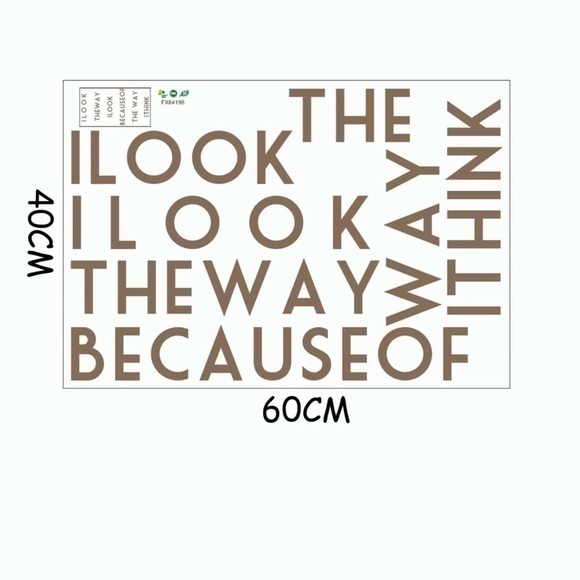 ๐ Wall Decal Sticker Home ๐ก accent inspiration motivation - Picture 4 of 4